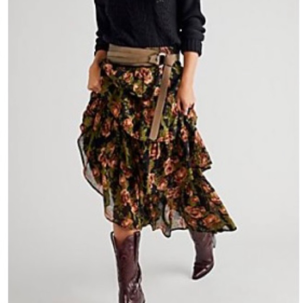 Free People Sawyer Maxi Skirt
